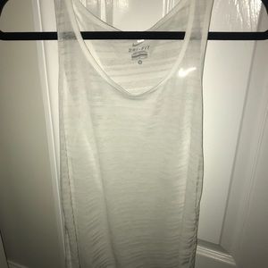 White Racerback workout Tank